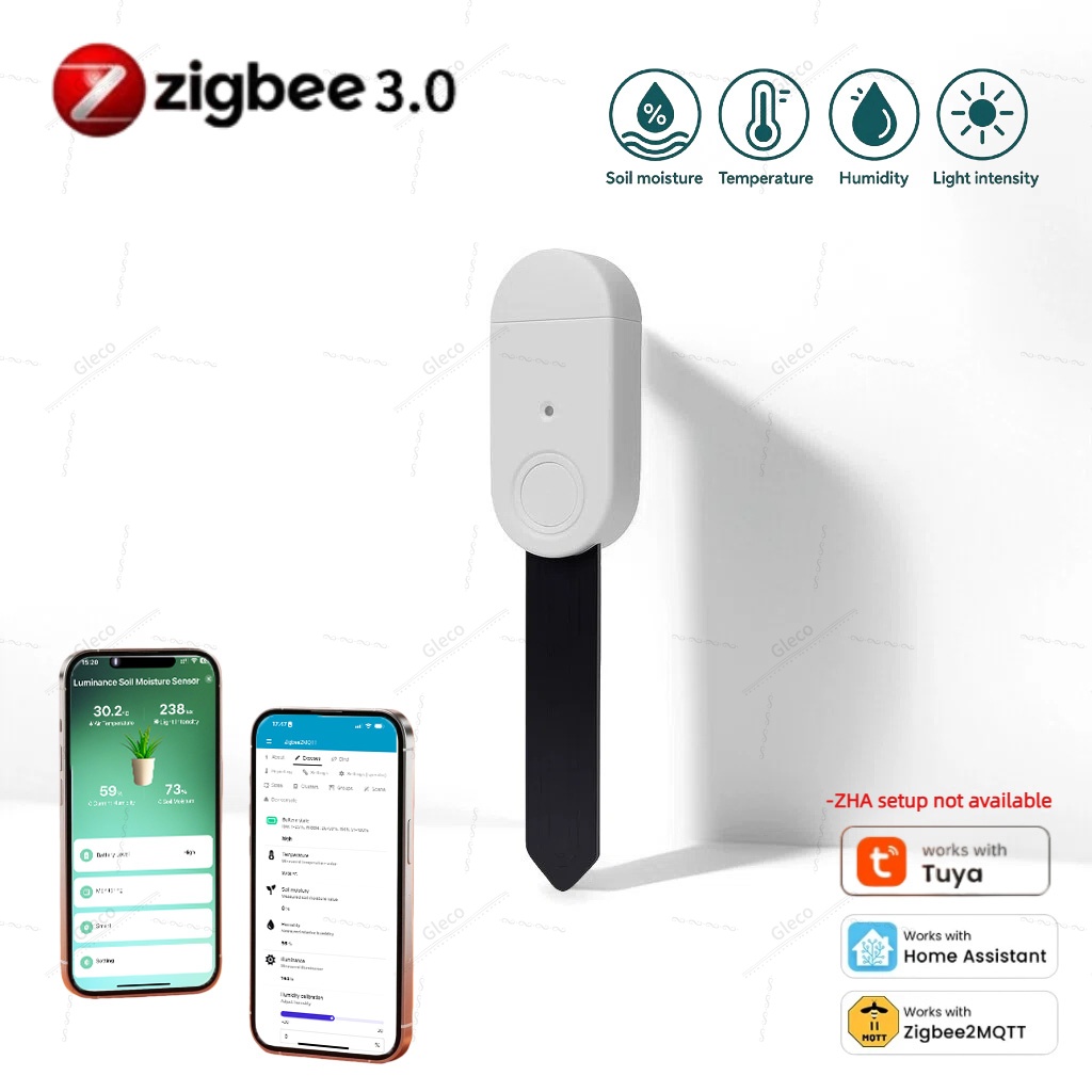 Smart Garden Moisture Sensor - Sensore 4in1 Zigbee per Umidità del