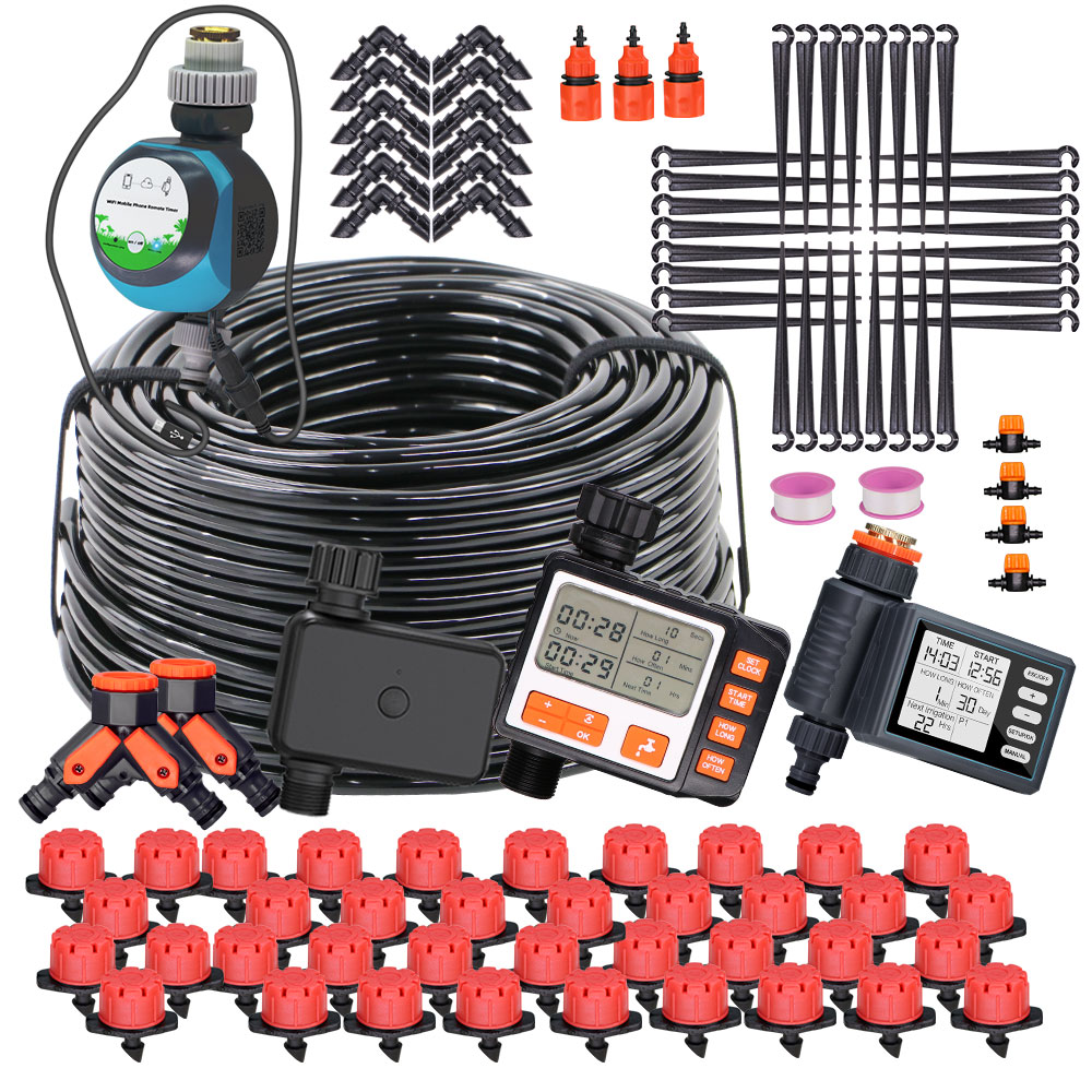 Yoocaa Smart Garden - 50-5M 1/4 ''gocciolatori regolabili per tubi