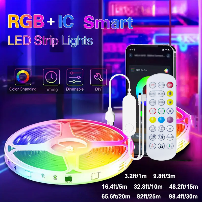 Smart Garden Light Controller - Striscia LED RGBIC Intelligente Tuya WIFI,
