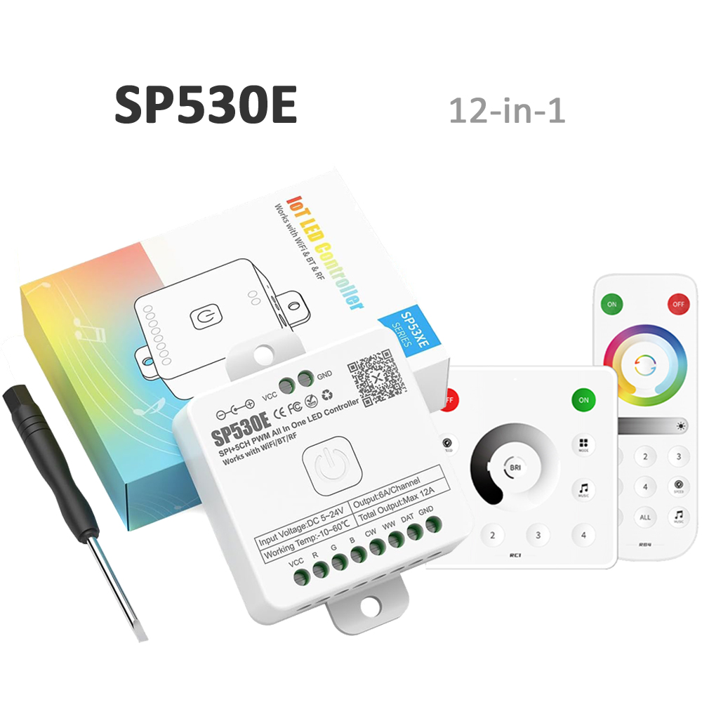 Smart Garden Light Controller - Controller LED SP530E Wifi Bluetooth RF