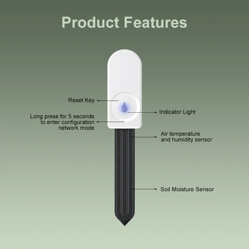 Sensore Intelligente Zigbee pe - Smart Garden Moisture Sensor recensione e prezzo