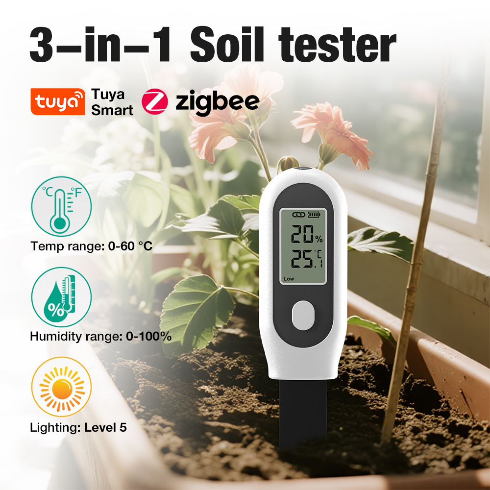 Tester del Suolo 3 in 1 Zigbee - Smart Garden Moisture Sensor recensione e prezzo