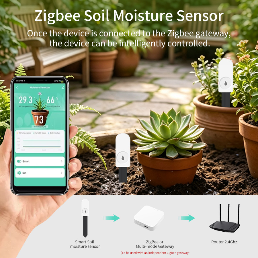 Tester intelligente per il suo - Smart Garden Moisture Sensor recensione e prezzo