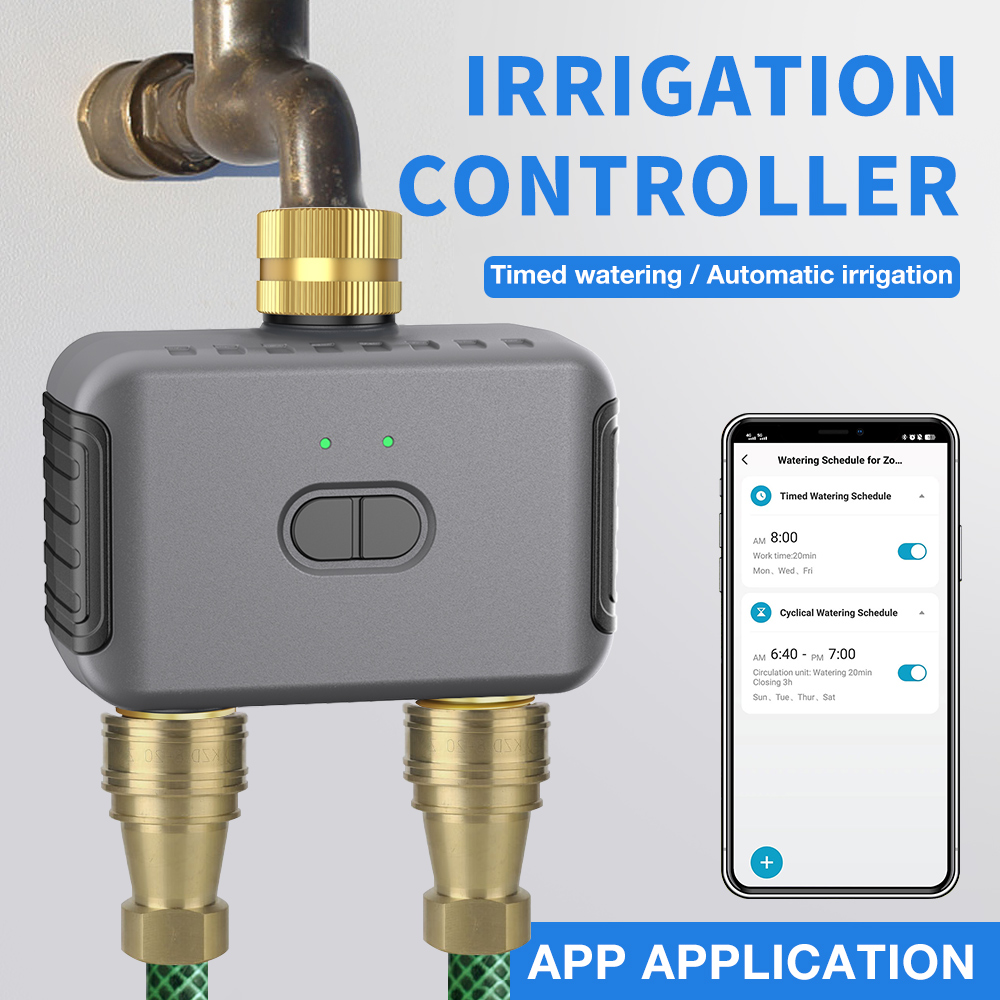 Tuya timer per irrigazione a 2 - Smart Garden System recensione e prezzo