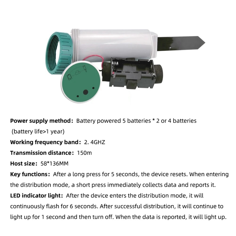 Zigbee Smart 4 in 1 Tester del - Smart Garden Moisture Sensor recensione e prezzo